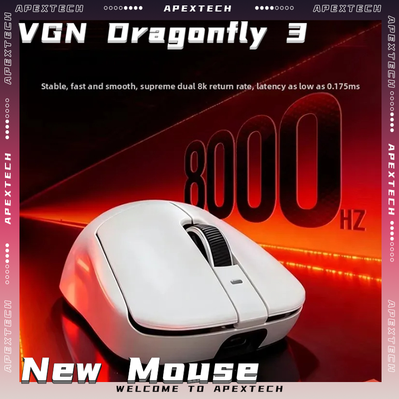 Esports Gaming Mouse - VGN Dragonfly3 PRO Max Ultimate Bluetooth