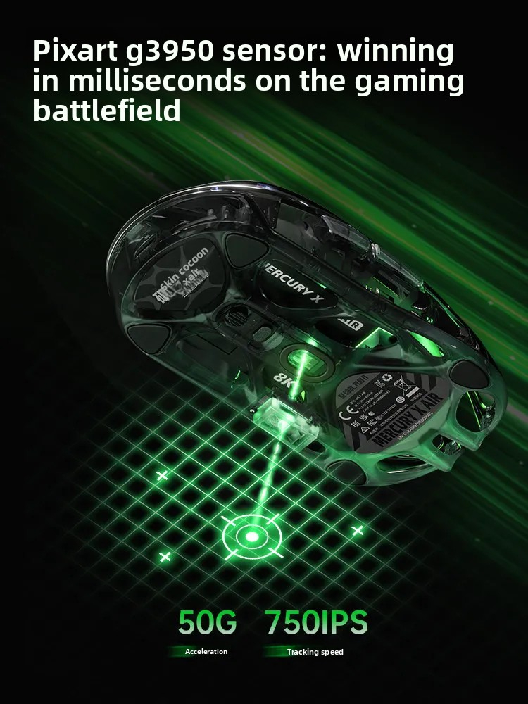 GravaStar X AIR DUAL 8K Wirele - огляд і ціна Esports Gaming Mouse