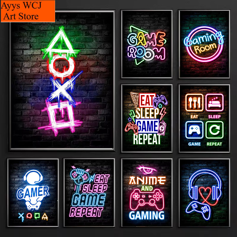 1pc frameless Canvas Painting  - огляд і ціна Esports In Gaming