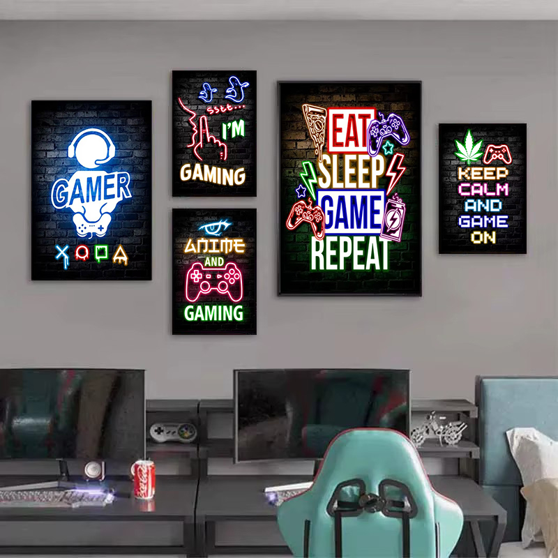 1pc frameless Canvas Painting  - огляд і ціна Esports In Gaming