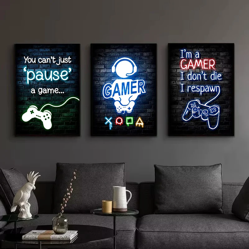 1pc frameless Canvas Painting  - огляд і ціна Esports In Gaming