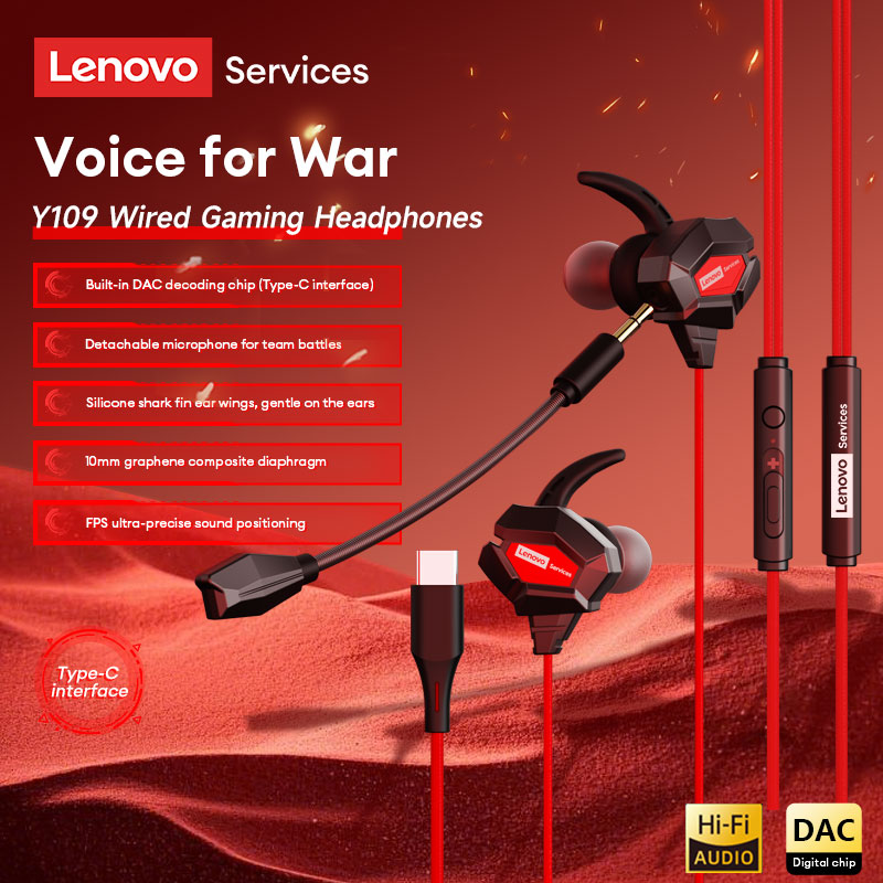 Lenovo Y109 Wired Gaming Heads - огляд і ціна Esports Gaming Bar