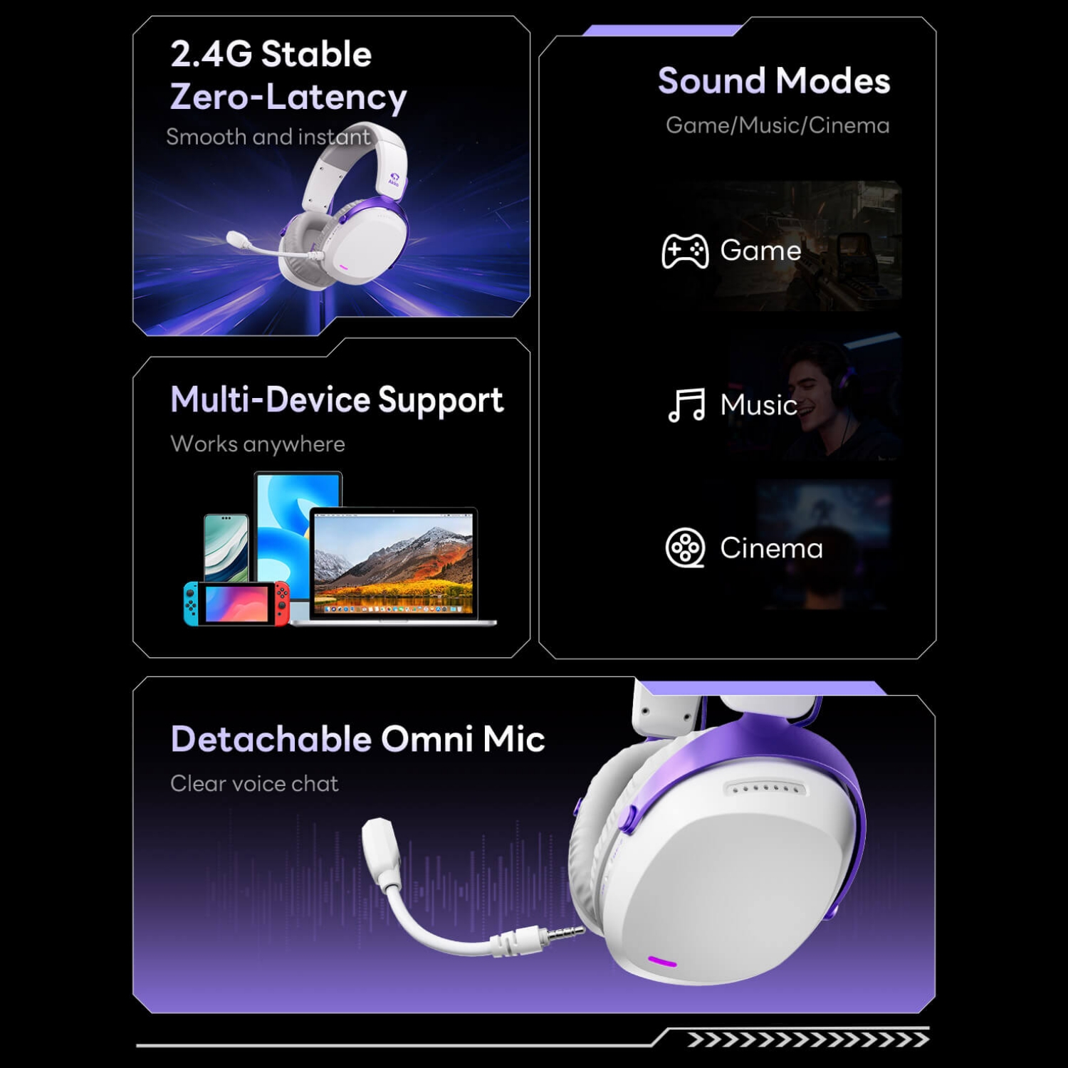 Akko GH300 Headset 7.1 Virtual - огляд і ціна Esports Gaming Bar